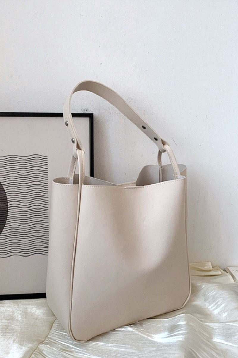 Vegan Leather Shoulder Bag
