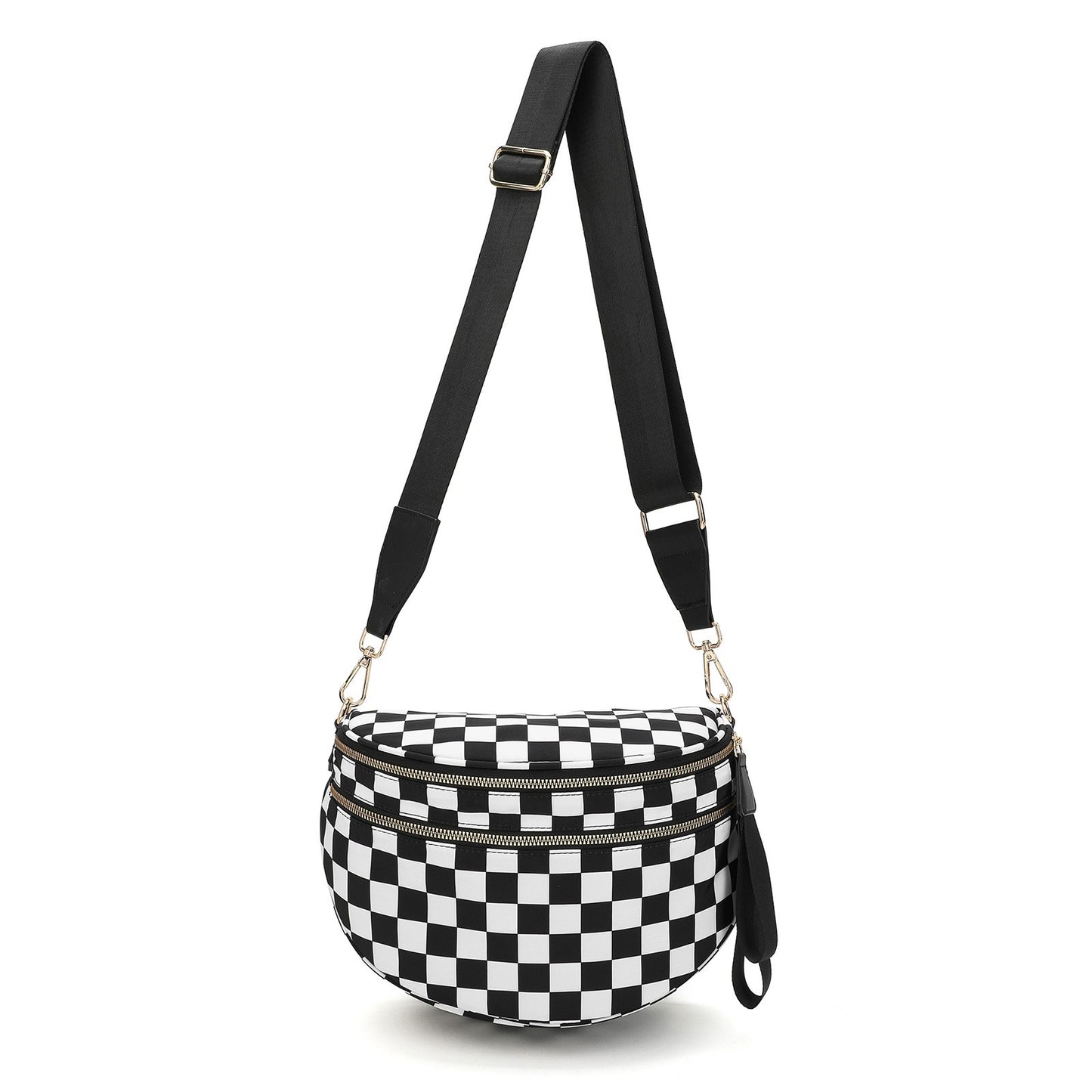 Checker Crossbody Sling Bag