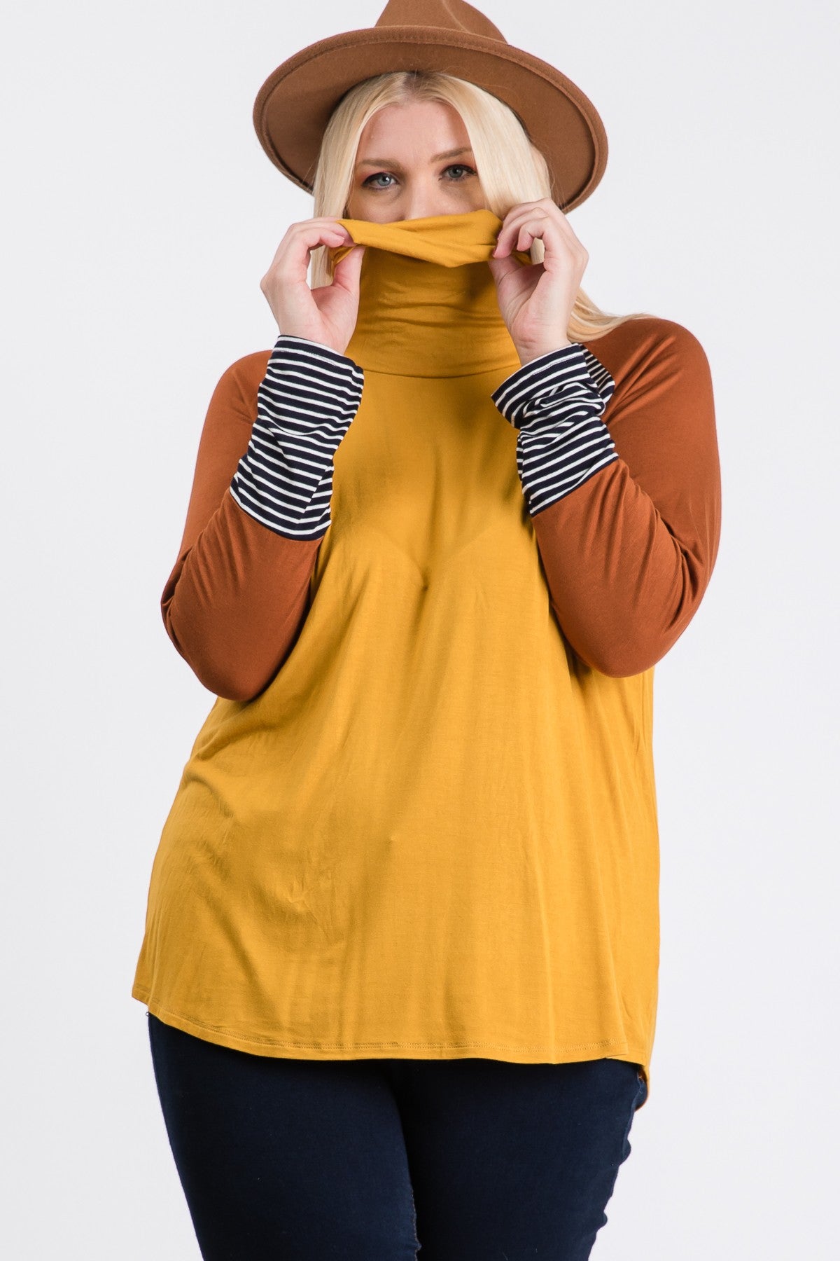 Stripe Raglan Long Sleeve Top