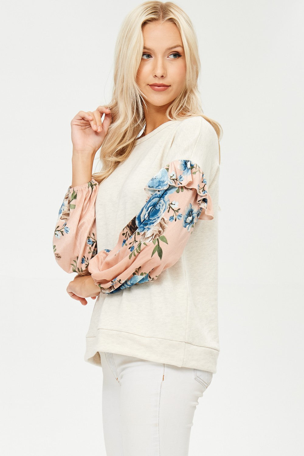 Ruffle Bell Sleeve Top