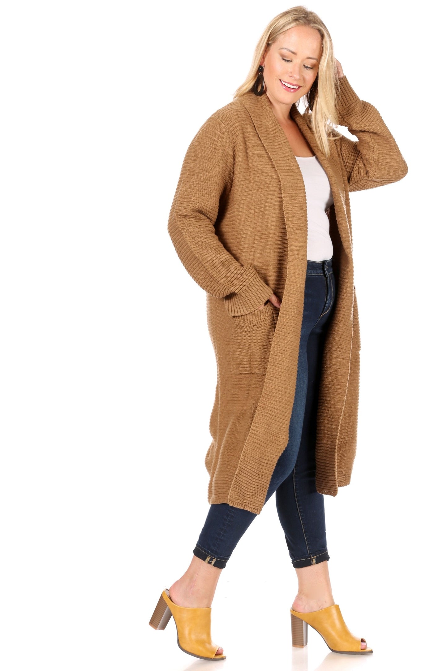 Heavy Rib Sweater - Camel