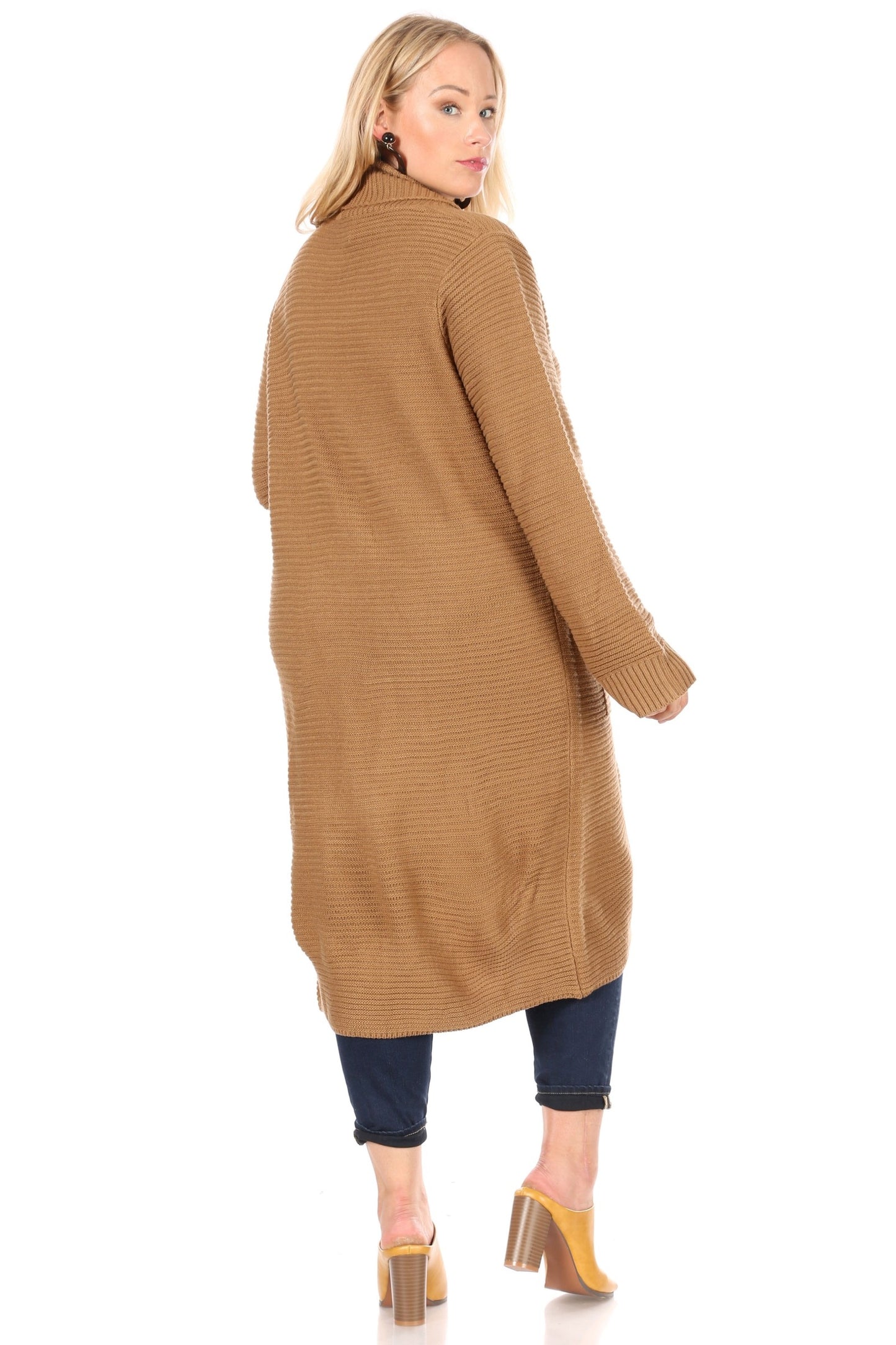Heavy Rib Sweater - Camel