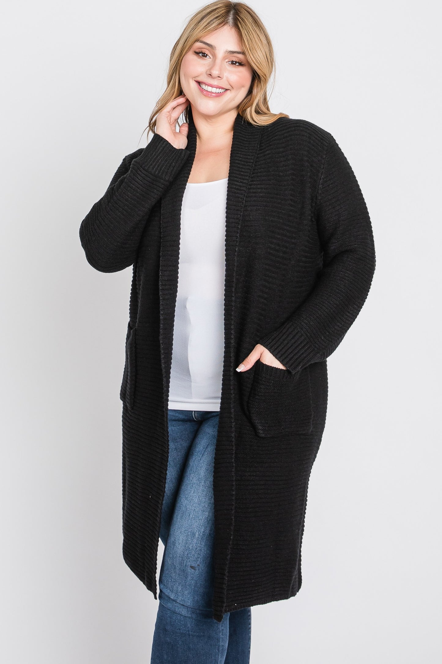 Heavy Rib Sweater - Black