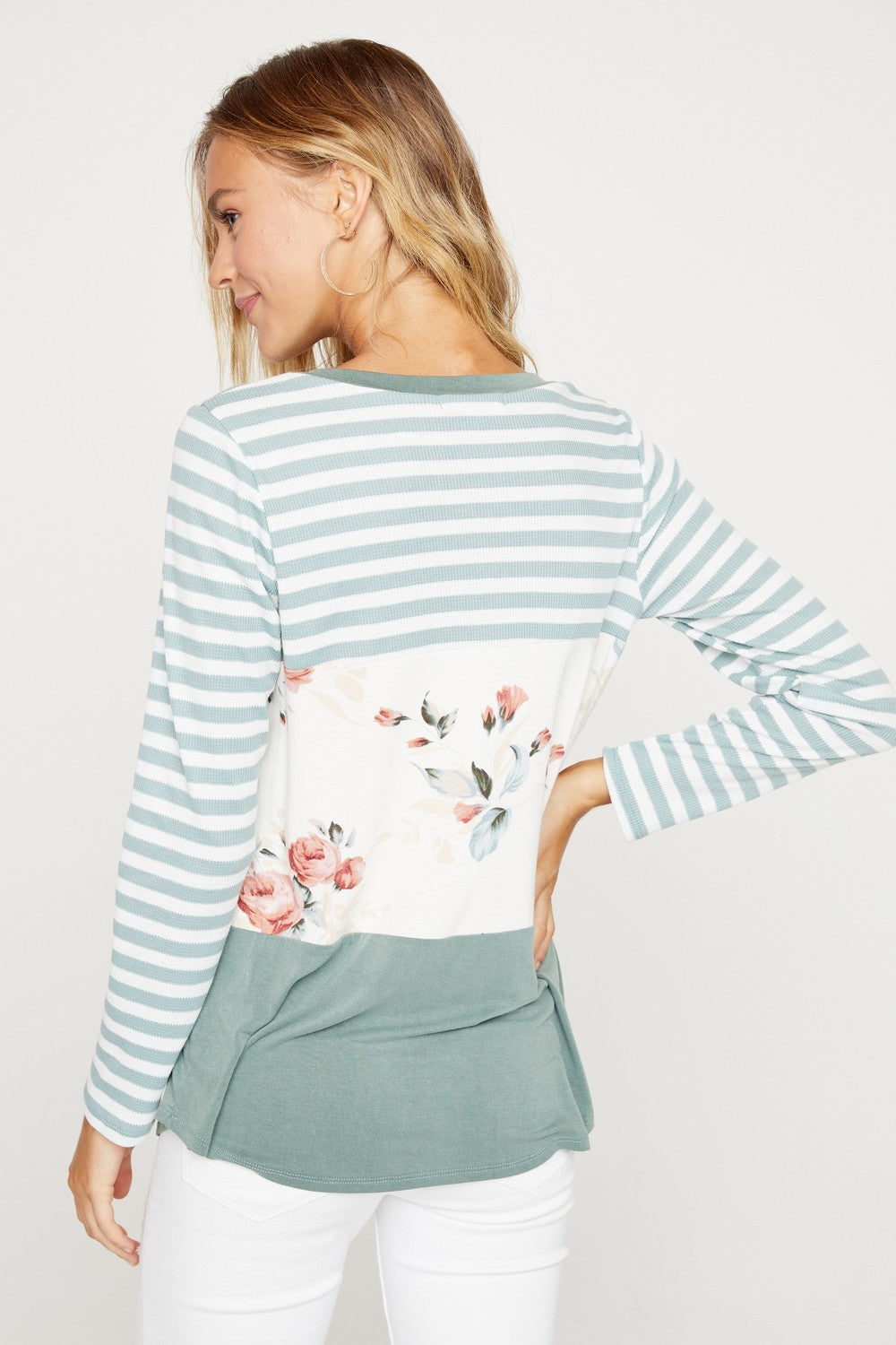 Mix Top With Sequin Pocket