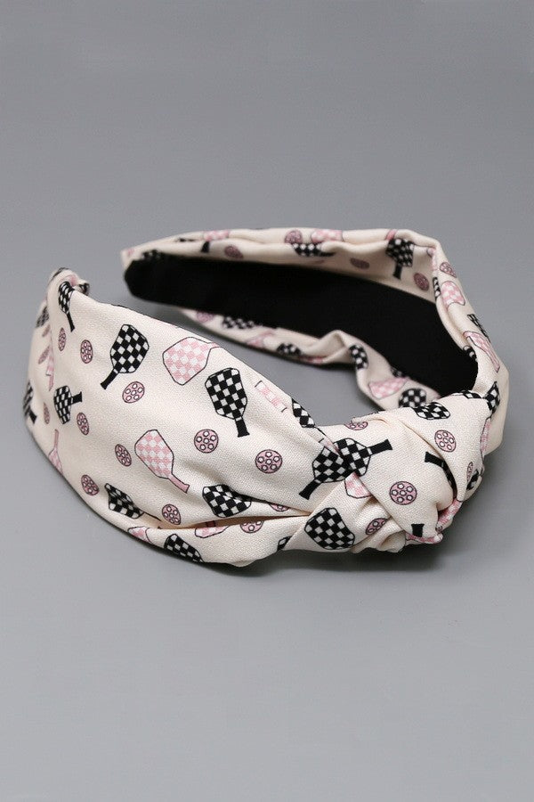 Pickleball Print Headband