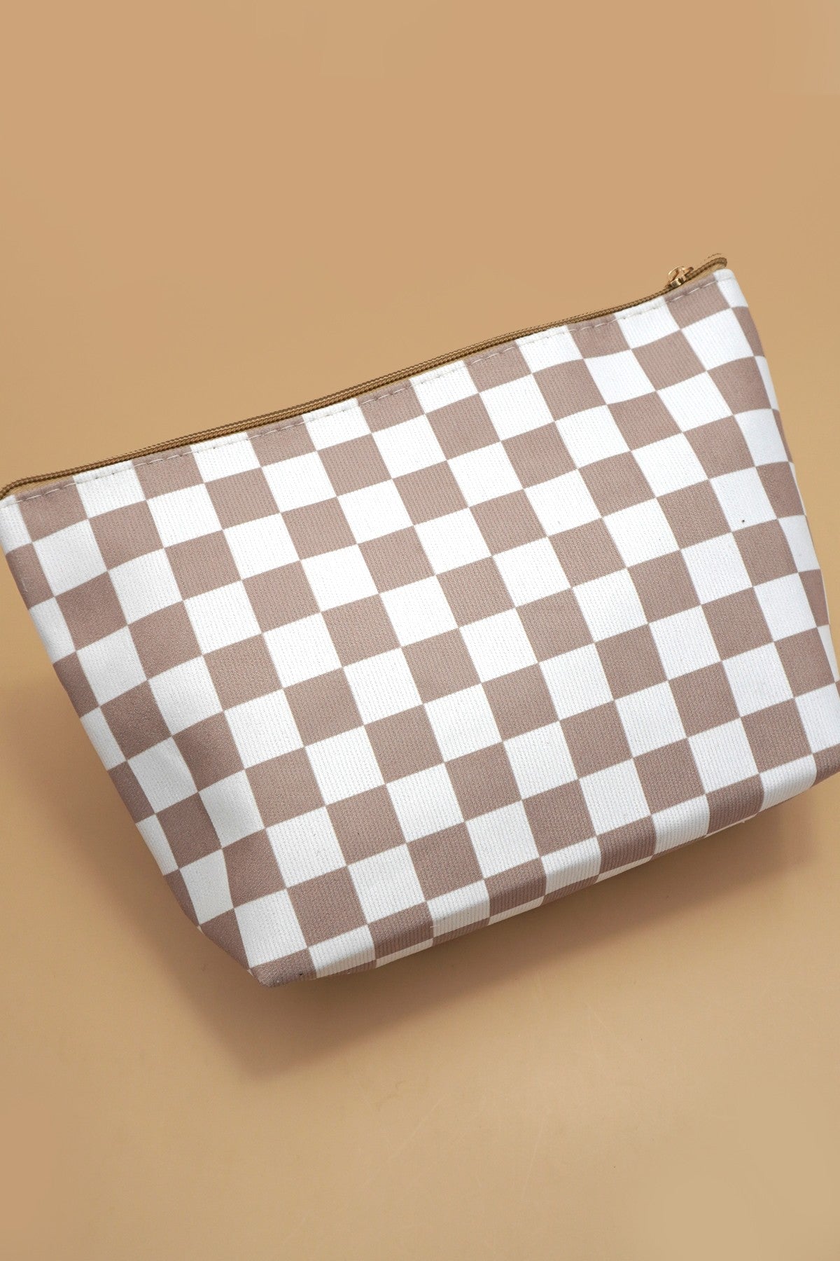 Travel Checker Cosmetic Bag