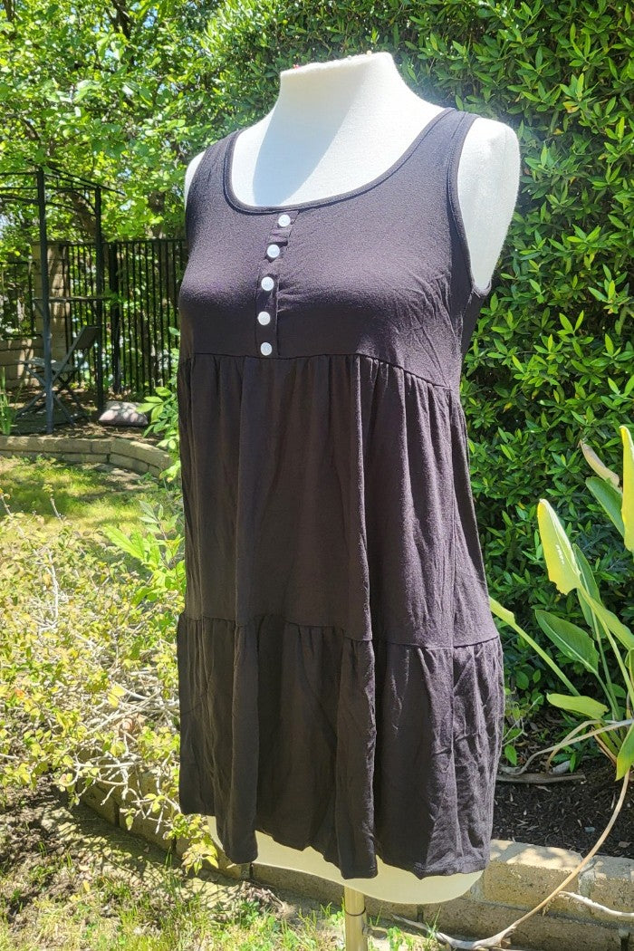 Black Tiered Dress