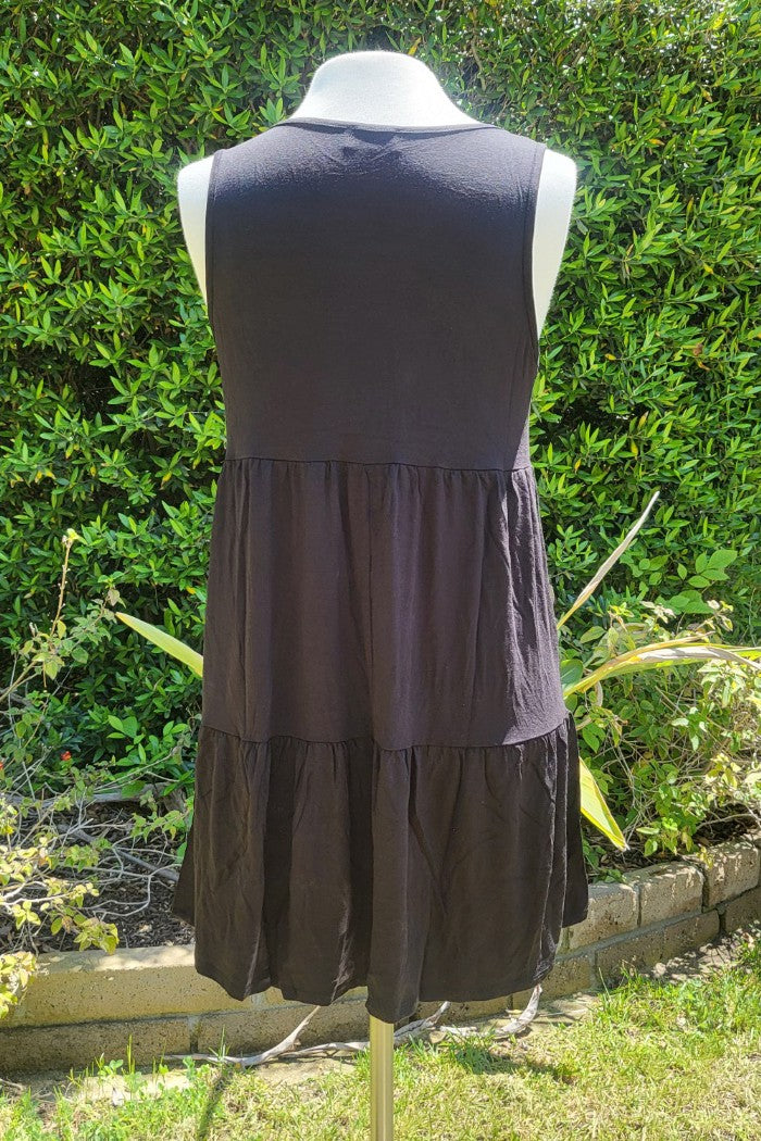Black Tiered Dress