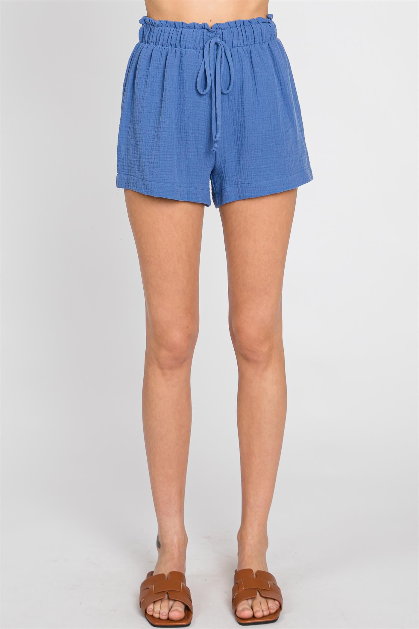 Plus Double Gauze Shorts