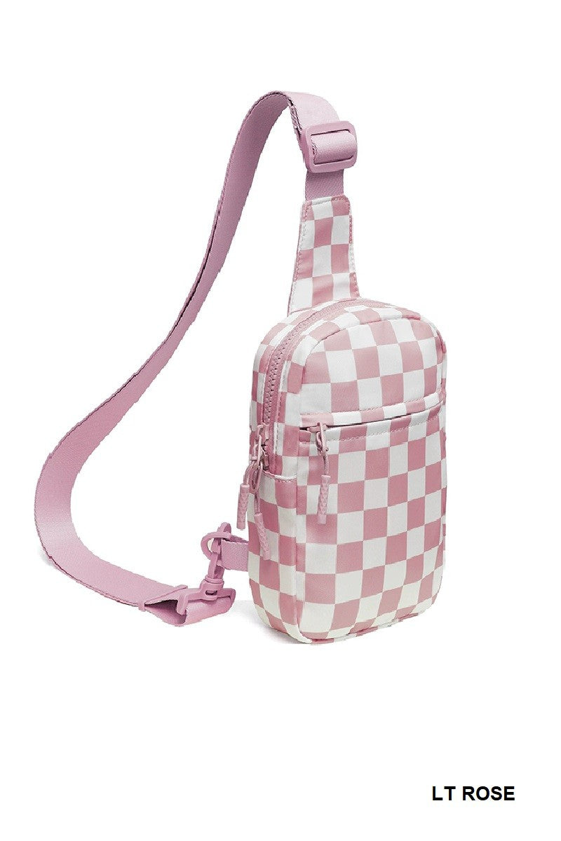 Checkered Sling Bag