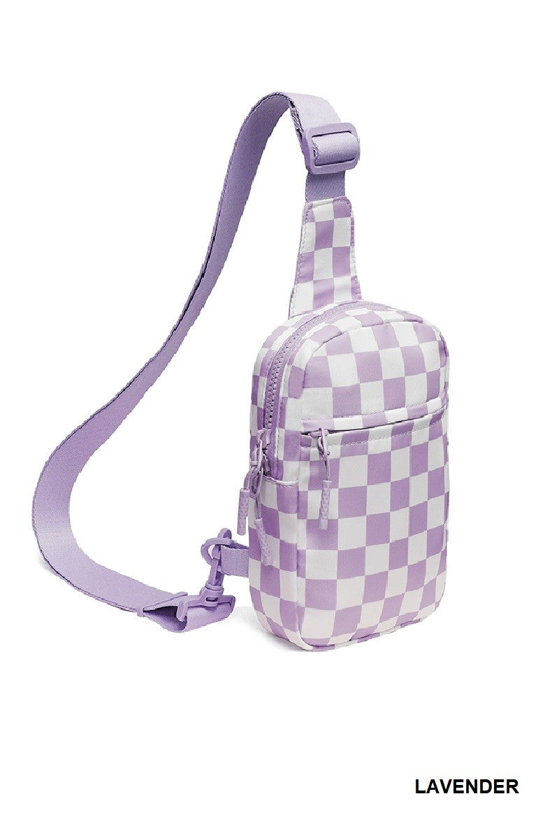 Checkered Sling Bag