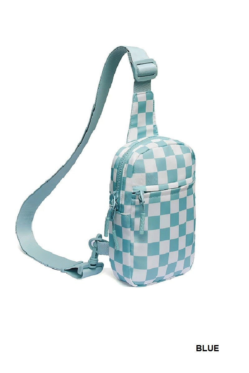 Checkered Sling Bag