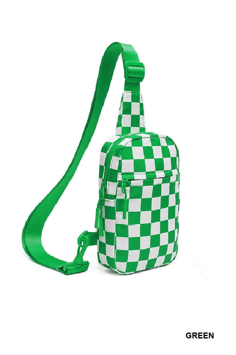 Checkered Sling Bag