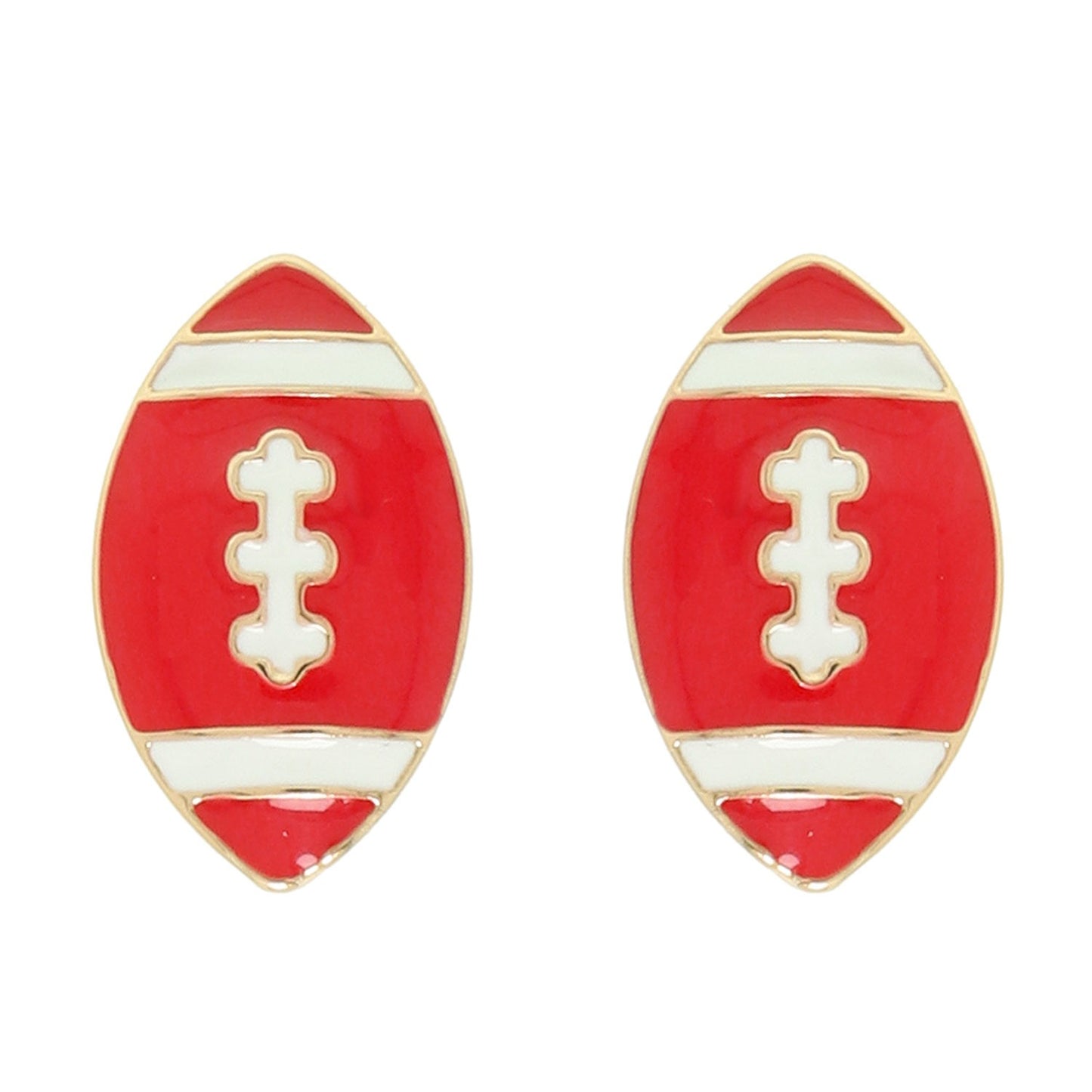 Gameday Football Post Earrings