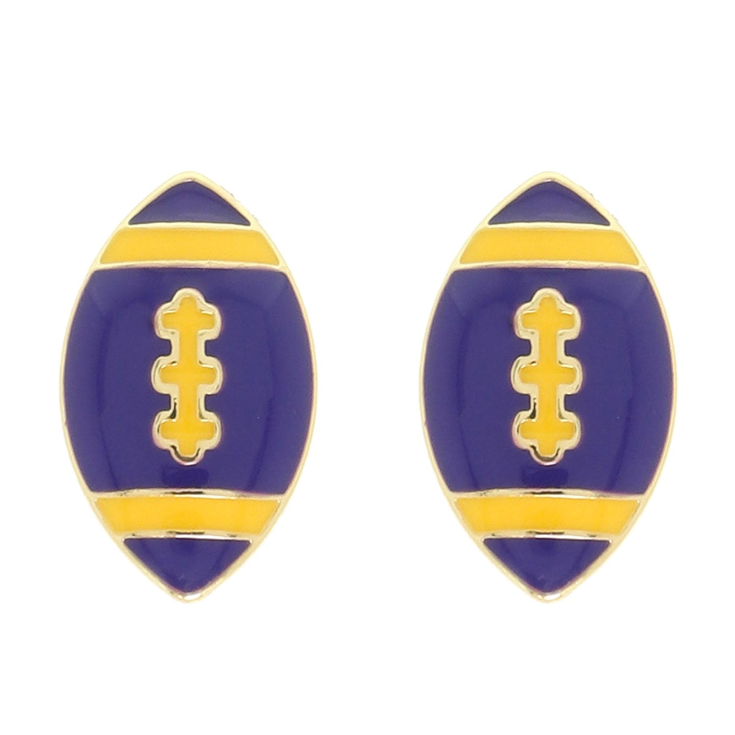 Gameday Football Post Earrings