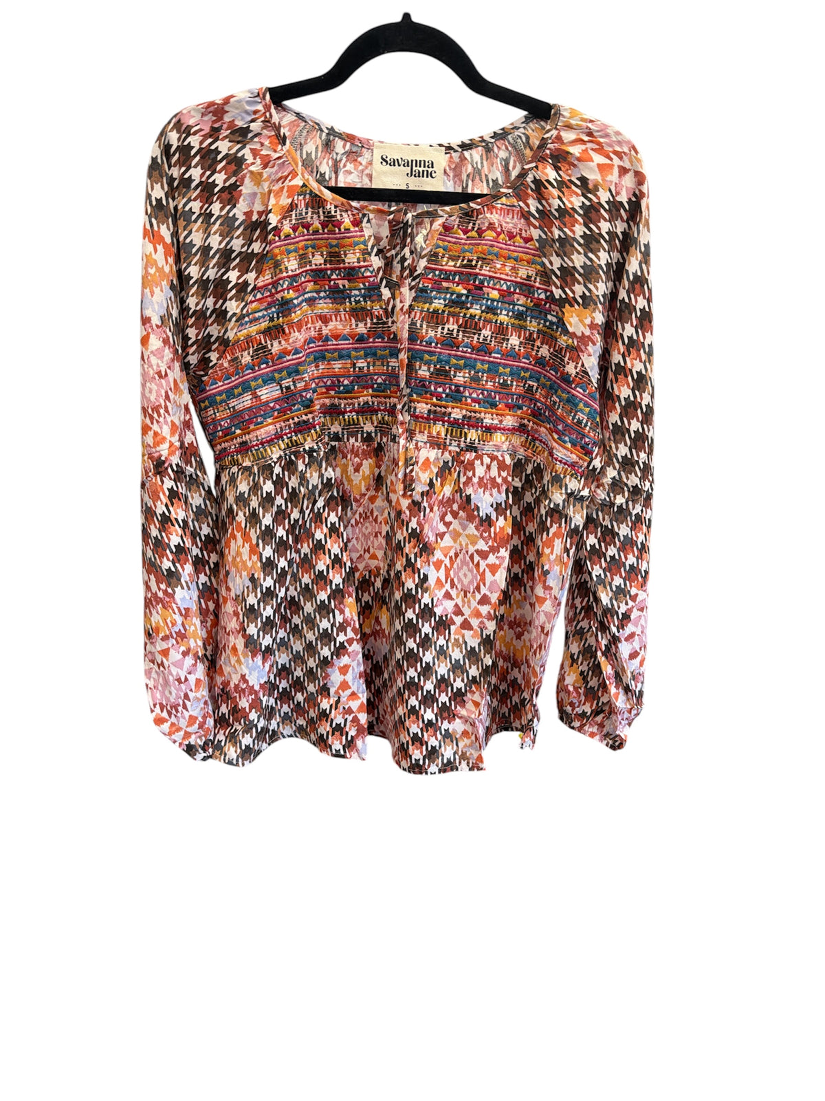 SAVANNA JANE AZTEC TOP