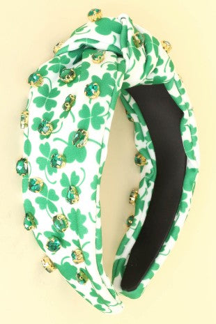 St Paddys Top Knot Headband