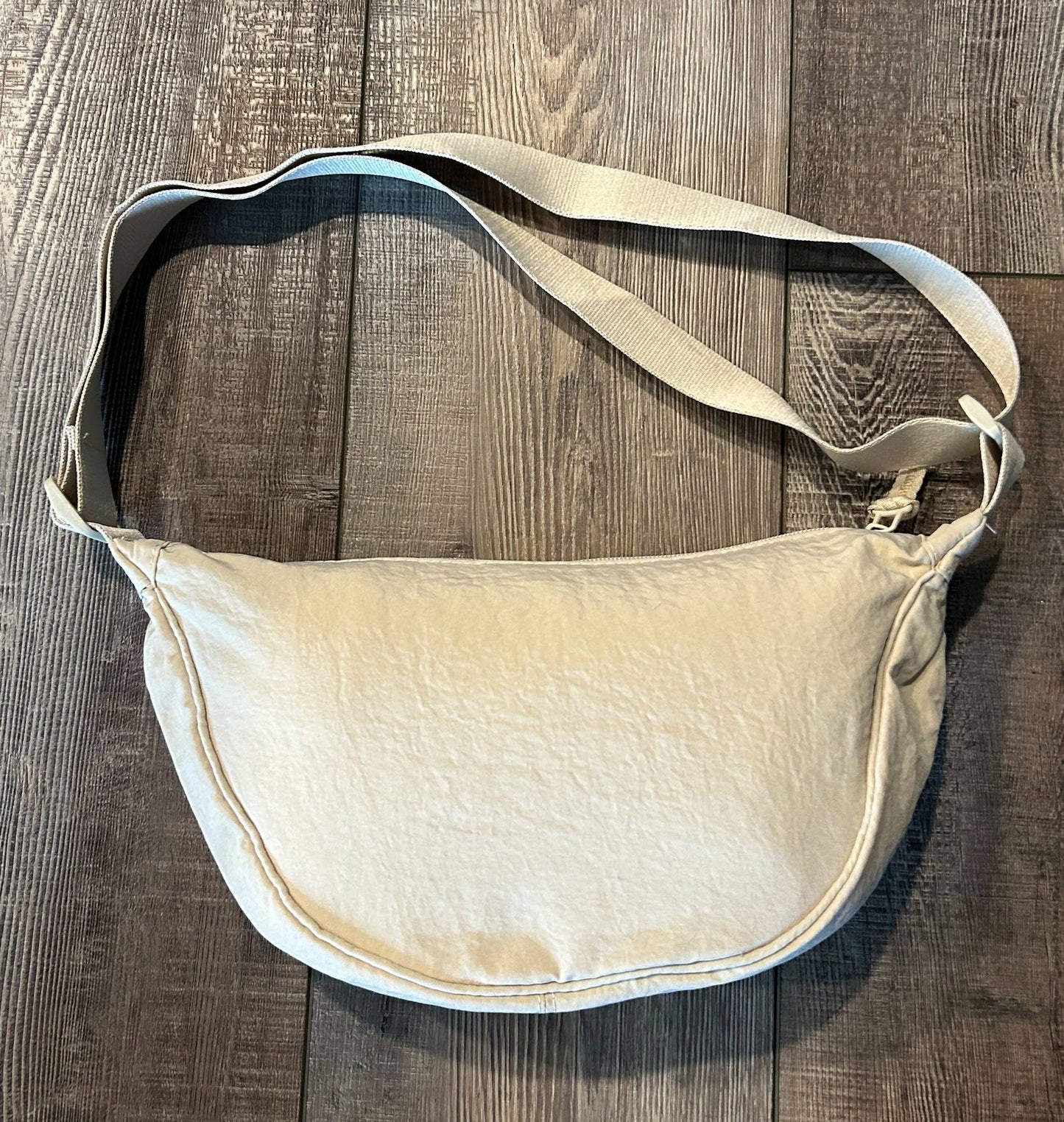Nylon Crescent Crossbody Bag