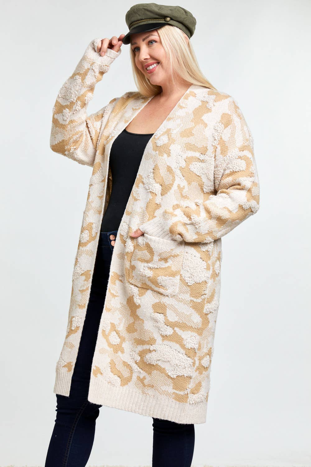 MULTI COLOR LONG SLEEVE CARDIGAN