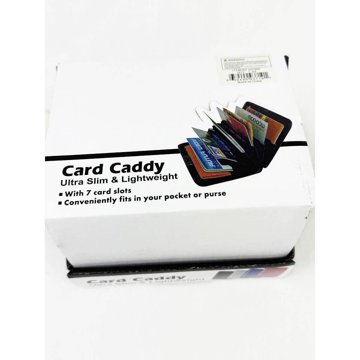 Solid Metallic Color Card Caddy