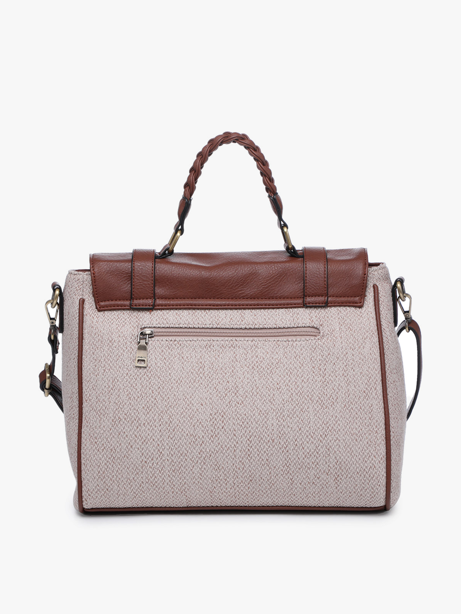 Aztec Embroidered Satchel