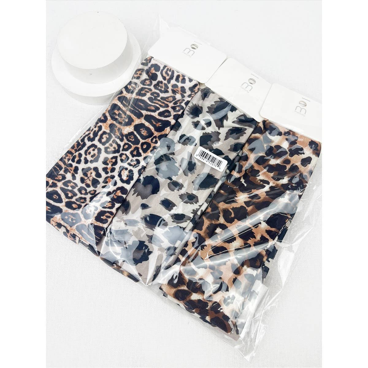 Leopard Printed Stretch Wide Headband