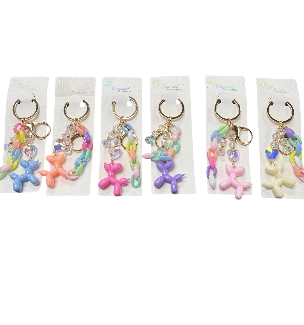 Balloon Dog Chain Keychain