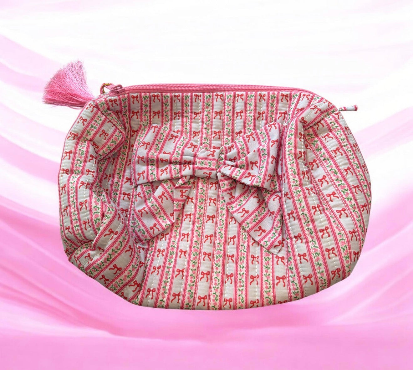 Simply Southern - Jumbo Bow Cosmetic Bags