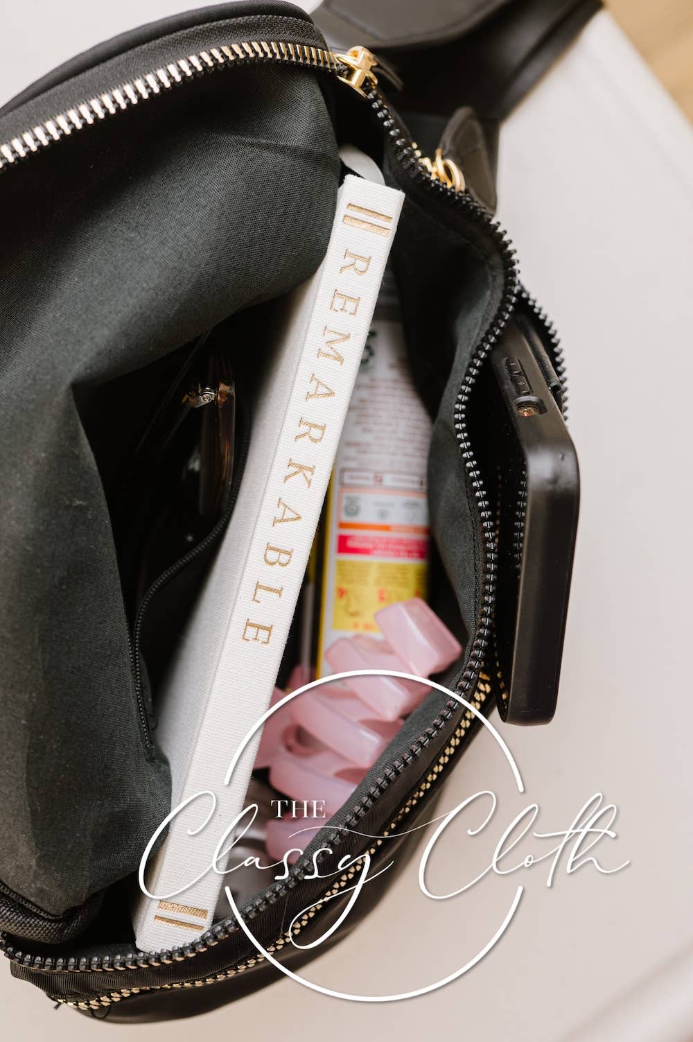 Oversize Bum Crossbody - Black