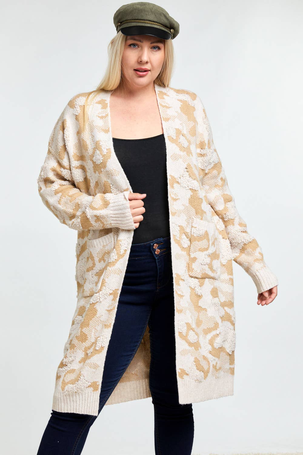 MULTI COLOR LONG SLEEVE CARDIGAN
