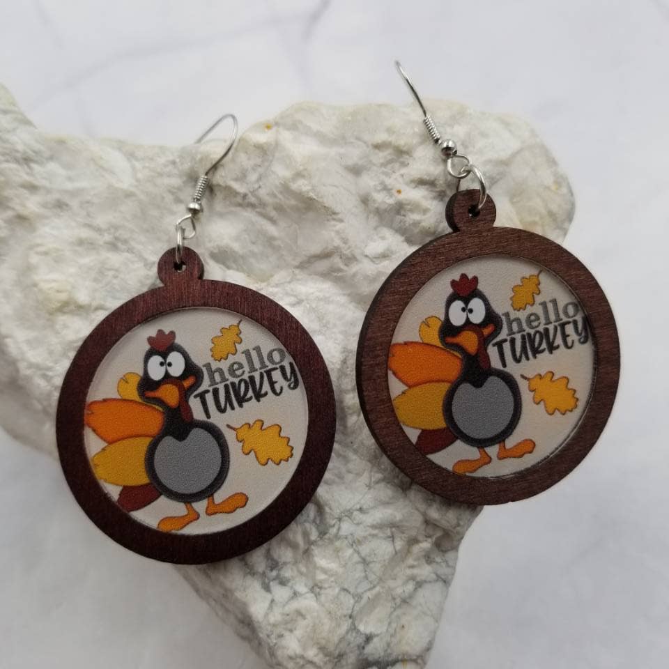 HELLO TURKEY Fall Earrings