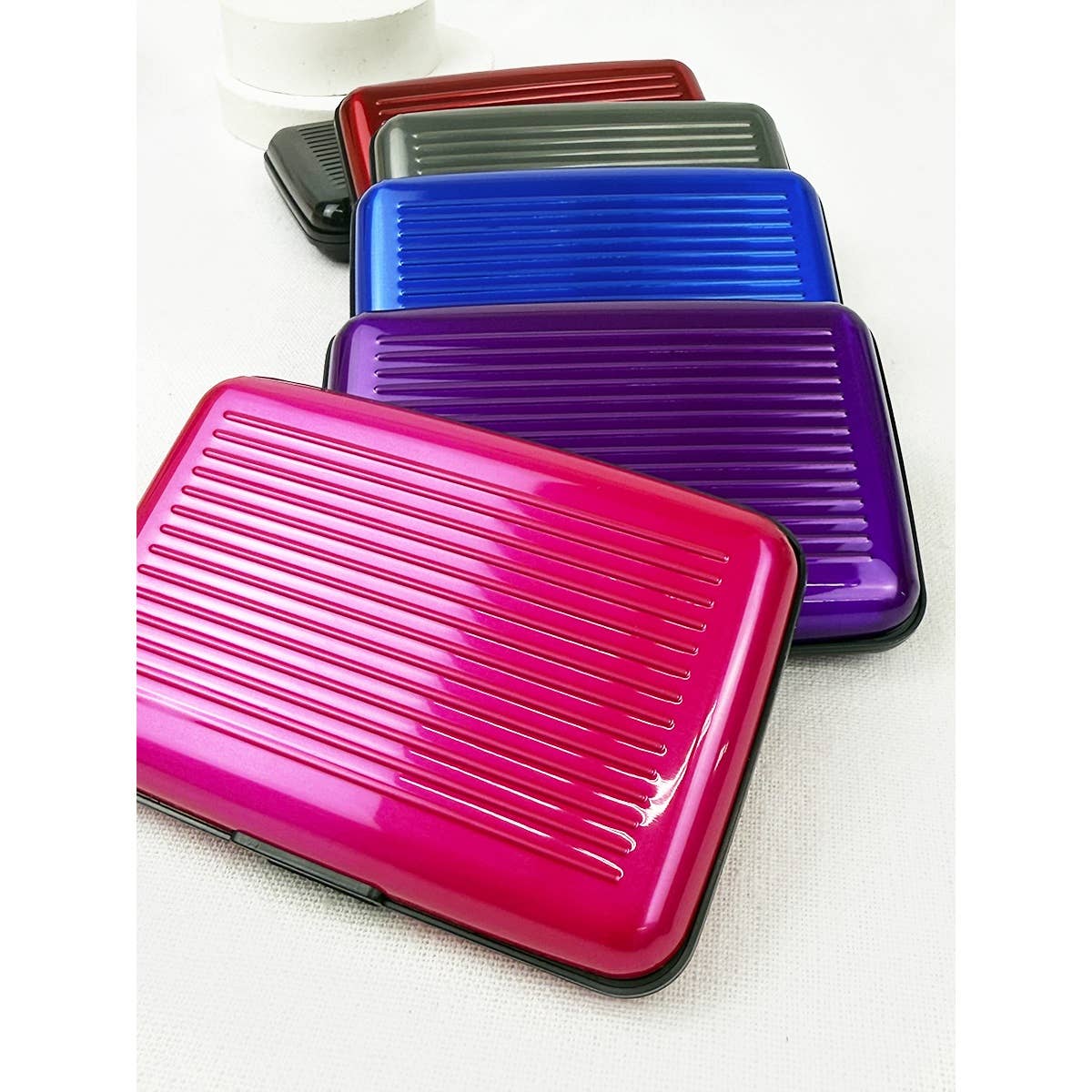 Solid Metallic Color Card Caddy