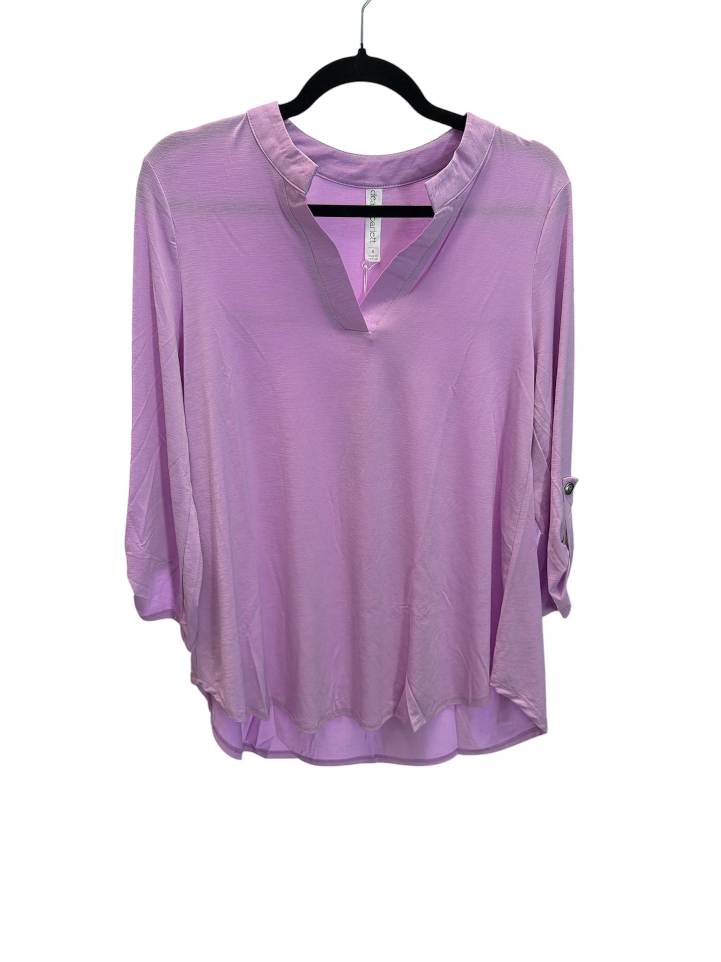 Dear Scarlett Solid Purple Top