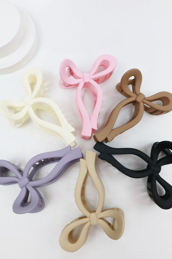 MATTE BOW CLIP