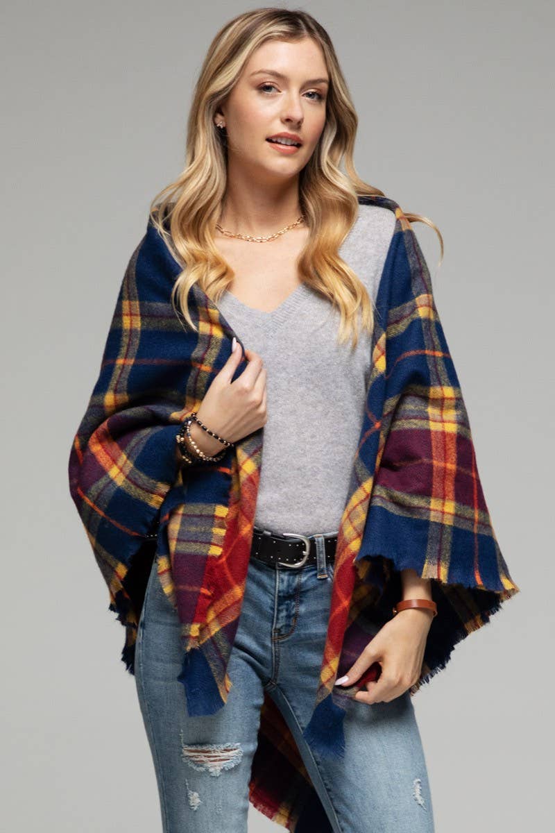 Tartan Plaid Square Scarf