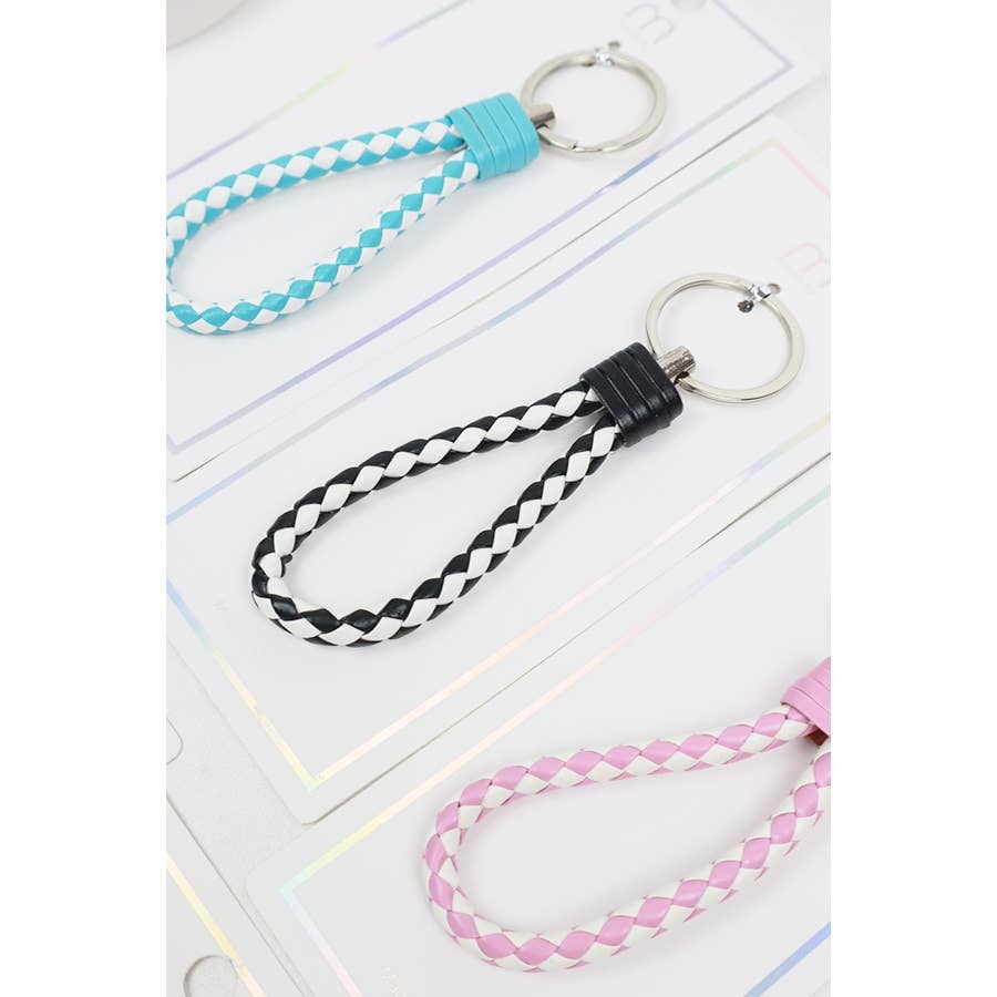Checker Lanrard Cord Keychain