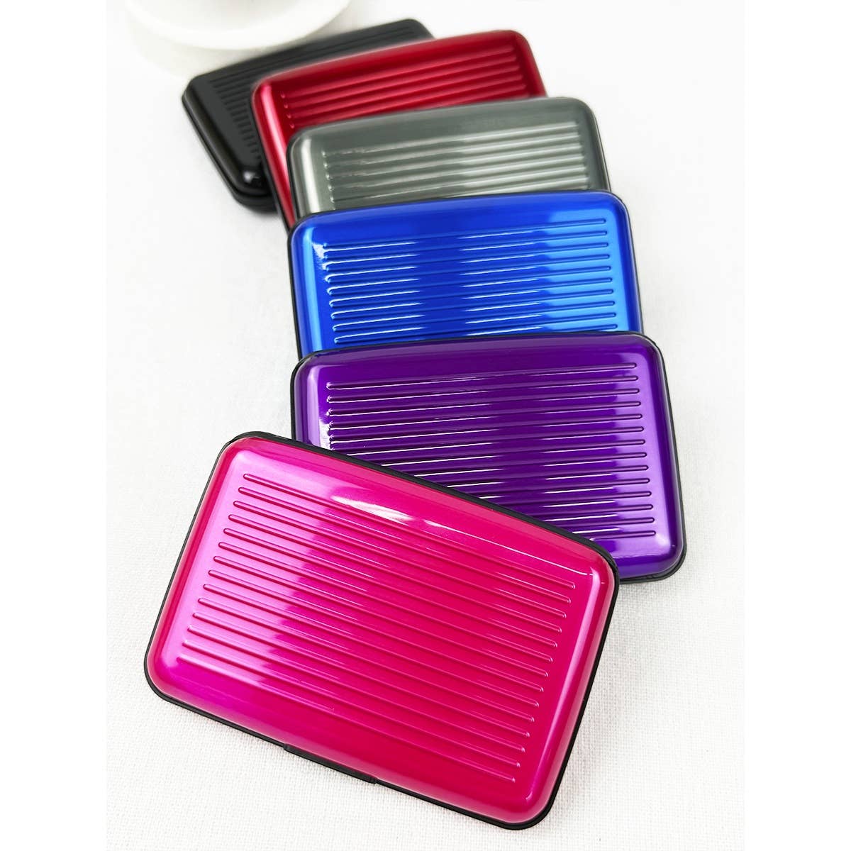 Solid Metallic Color Card Caddy