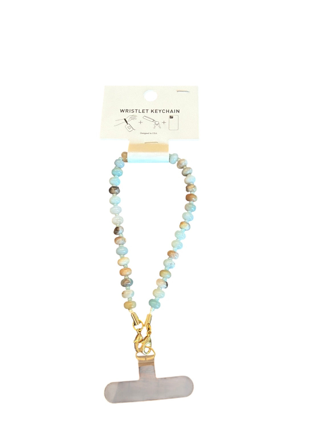 Beaded Wristlet Keychain