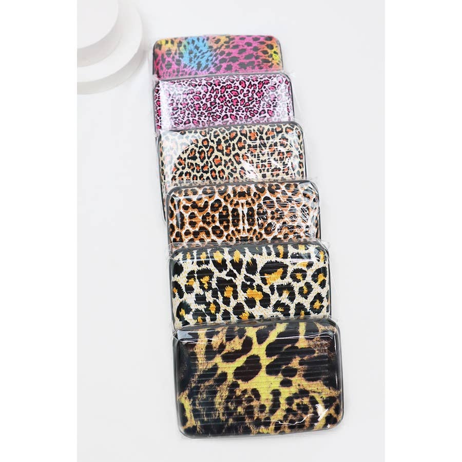Leopard Print Ulta Slim Card Caddy