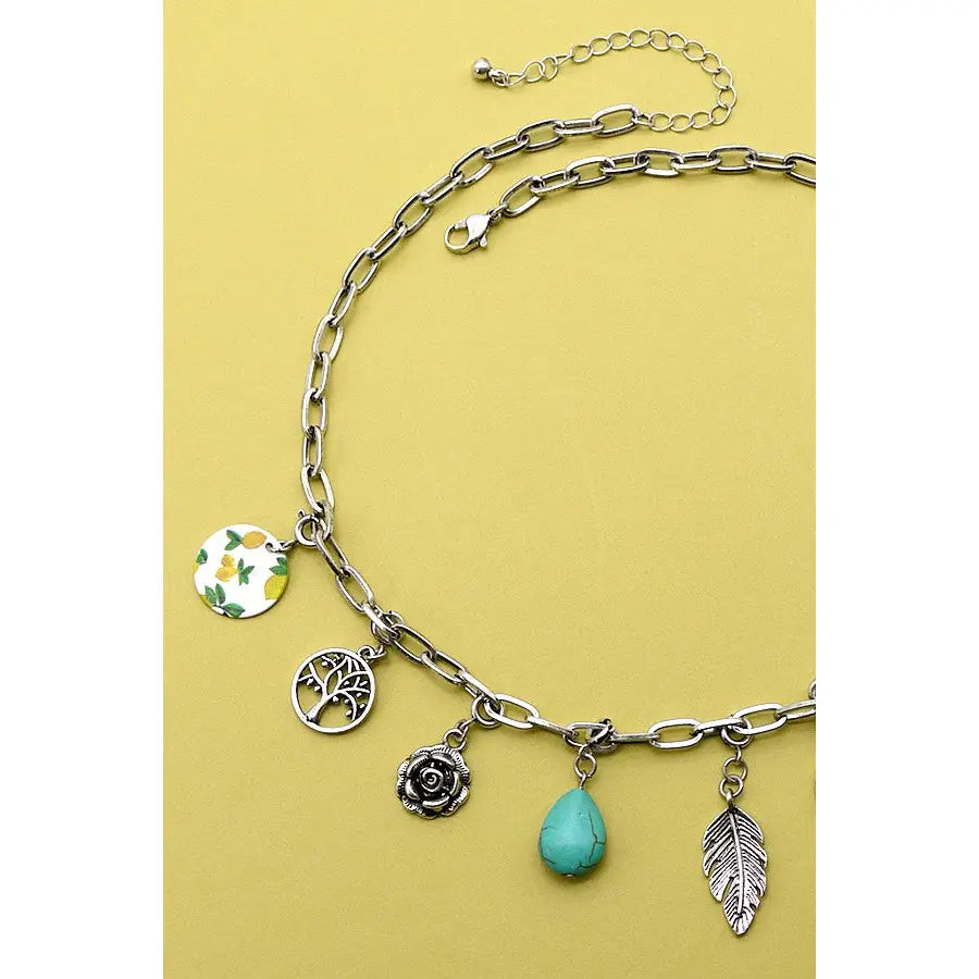 Boho Boutique Charm Necklace