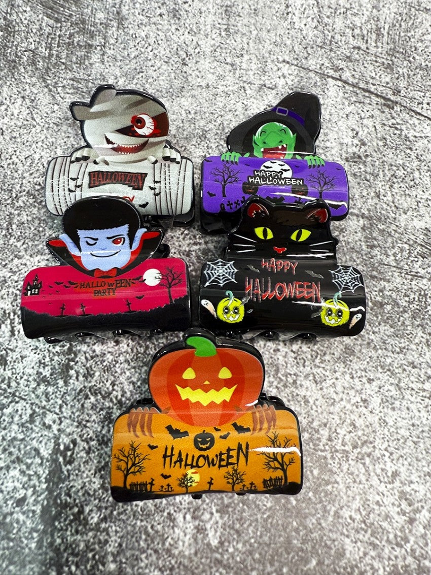 Halloween Mini Hair Claw Clip