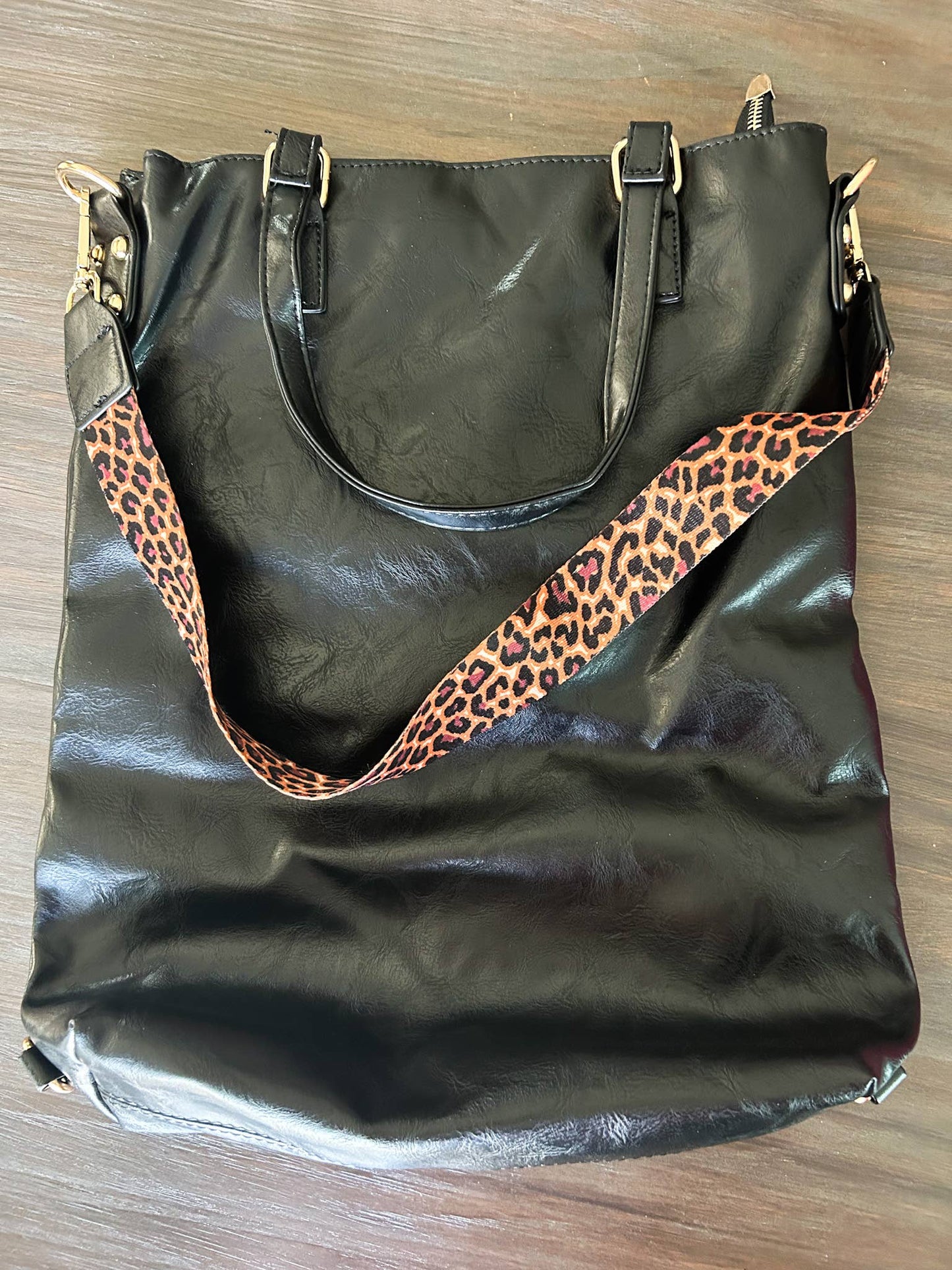 Vegan Leather Backpack Convertible Crossbody Bag