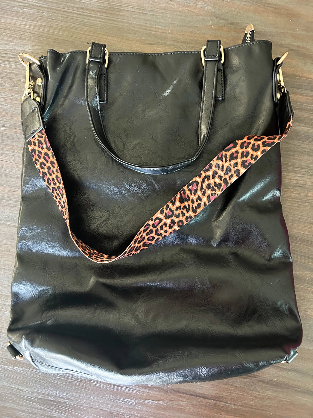 Leather Backpack Convertible Crossbody Bag