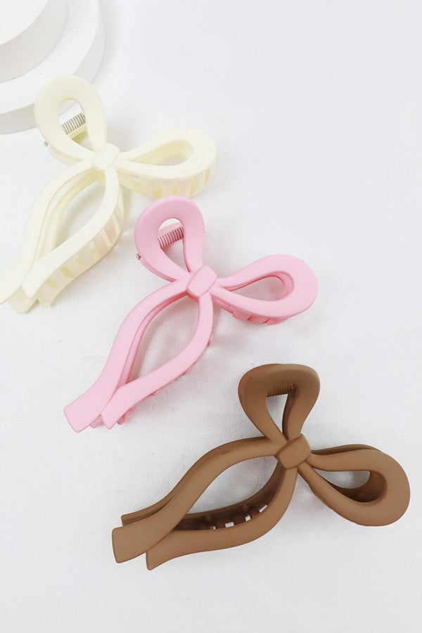 MATTE BOW CLIP