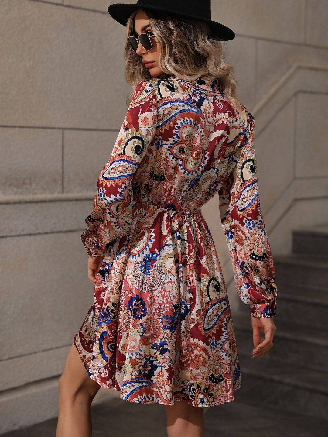 Multi Print Dress