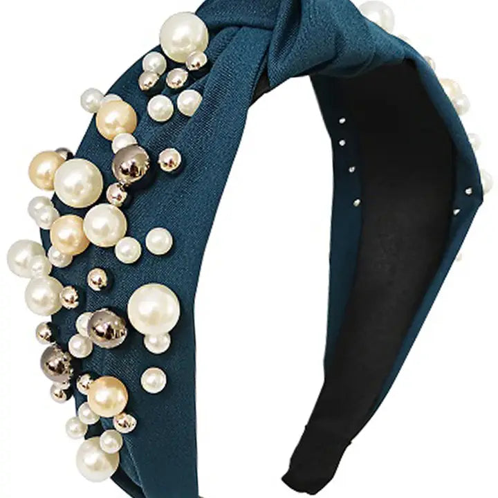 Lux Faux Pearl Headband