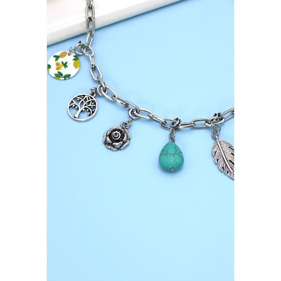 Boho Boutique Charm Necklace