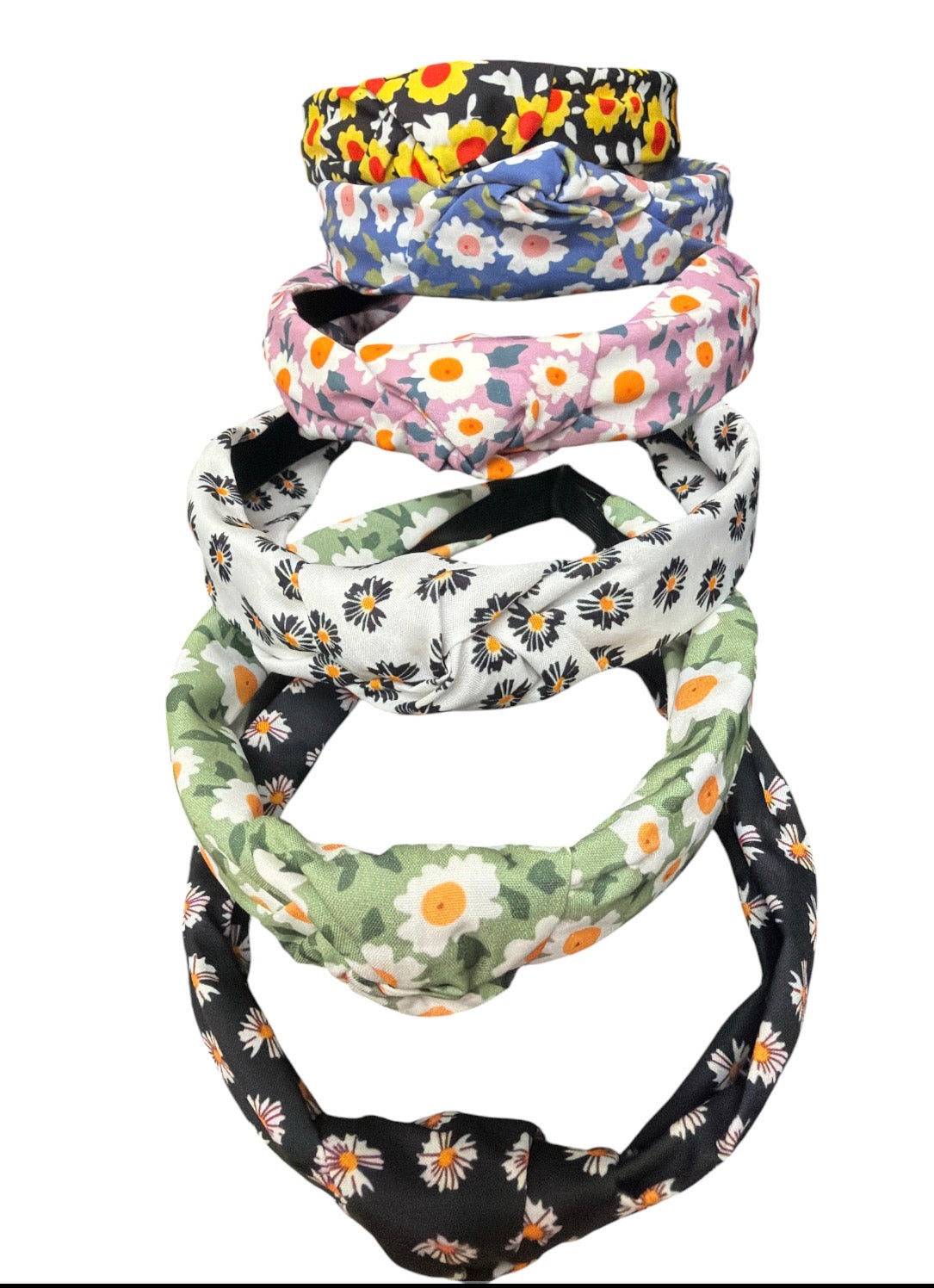 Floral Top Knot Headband