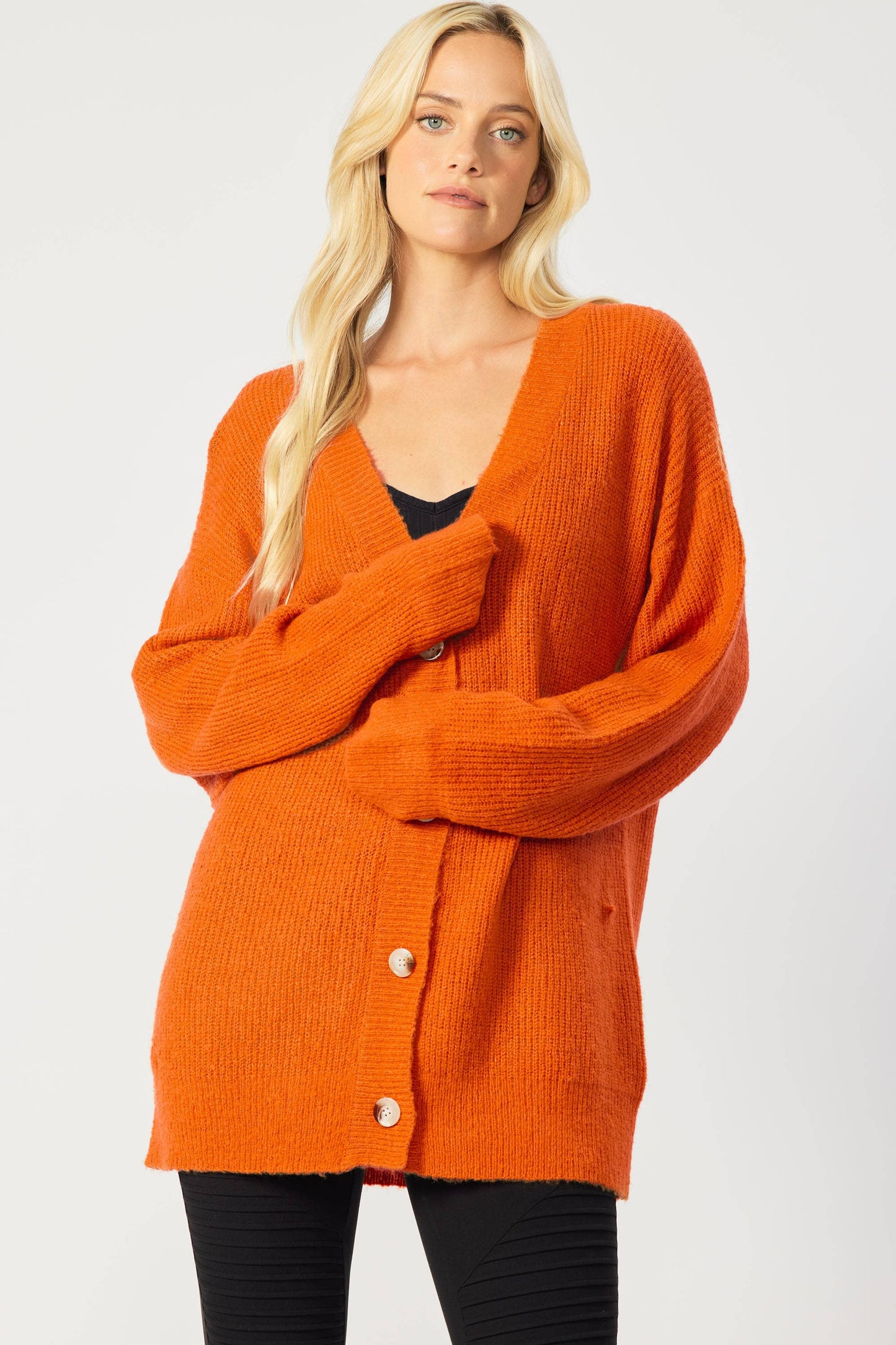 BUTTON DOWN SWEATER CARDIGAN