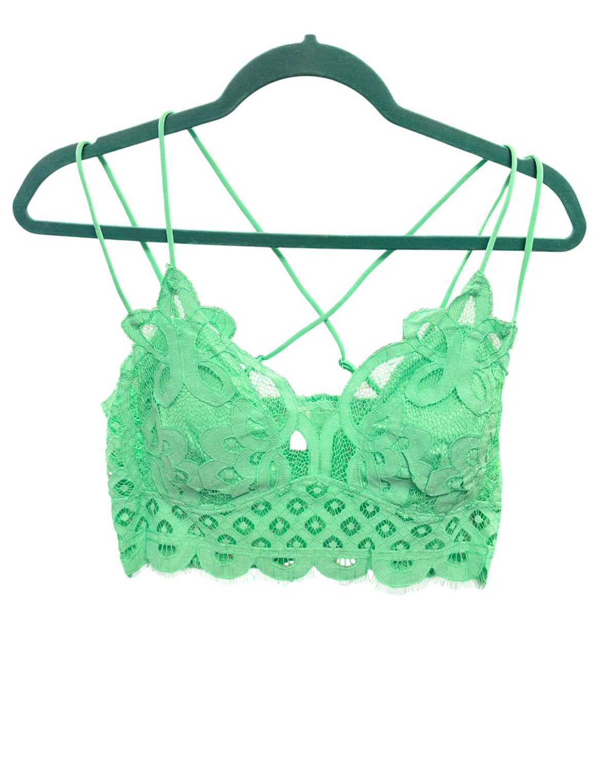 Plus Zenana Lace Bralettes